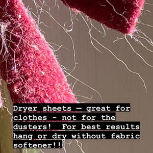 Fleece Wand Duster Refills: Reusable, Washable, Double-Sided, Fits Swiffer Wands and Generic Prong Wands image 11