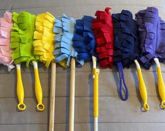 Reusable Fleece Wand Duster Cover: Double-Sided, Washable Refill