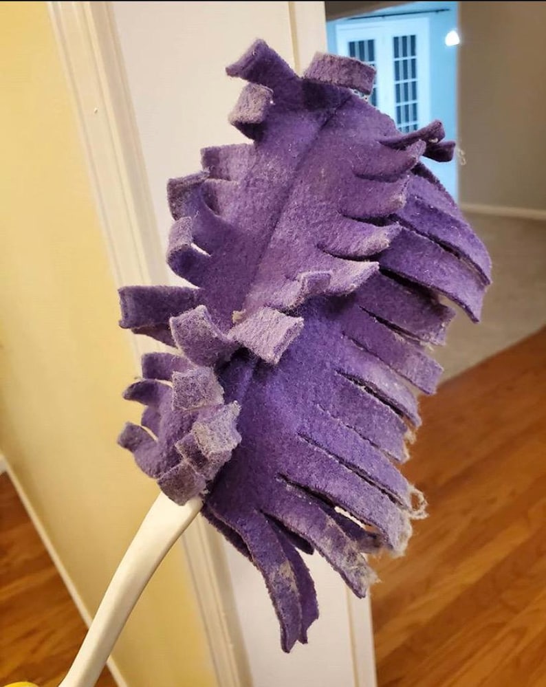 Reusable Fleece Wand Duster Cover: Swiffer and Generic Prong Wand Compatible, Washable image 11