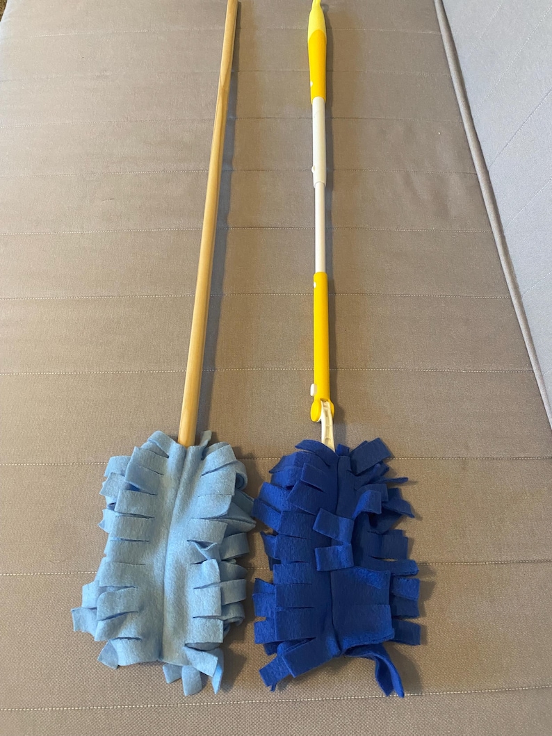 Reusable Fleece Wand Duster Cover: Swiffer and Generic Prong Wand Compatible, Washable image 5