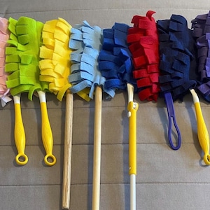Reusable Fleece Wand Duster Cover: Swiffer and Generic Prong Wand Compatible, Washable image 2