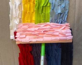 Handmade 2 Sided Fleece Mop Pads: Swiffer Sweeper Reusable Alternative