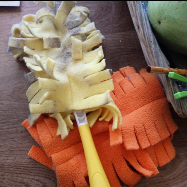 Fleece Wand Duster Refills: Reusable, Washable, Double-Sided, Fits Swiffer Wands and Generic Prong Wands image 12