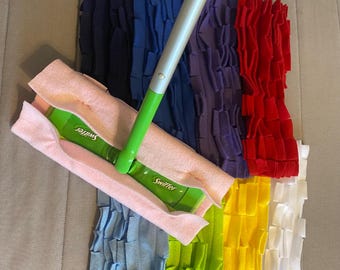 Fleece Mop Pad Refill: Reusable Dry Duster for Swiffer Sweeper