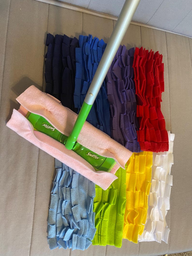 Fleece Mop Pad Refill: Reusable Dry Duster for Swiffer Sweeper 画像 1