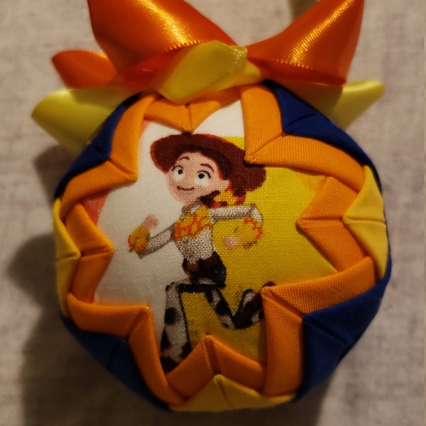 Quilted ornament made from Jessie Fabric