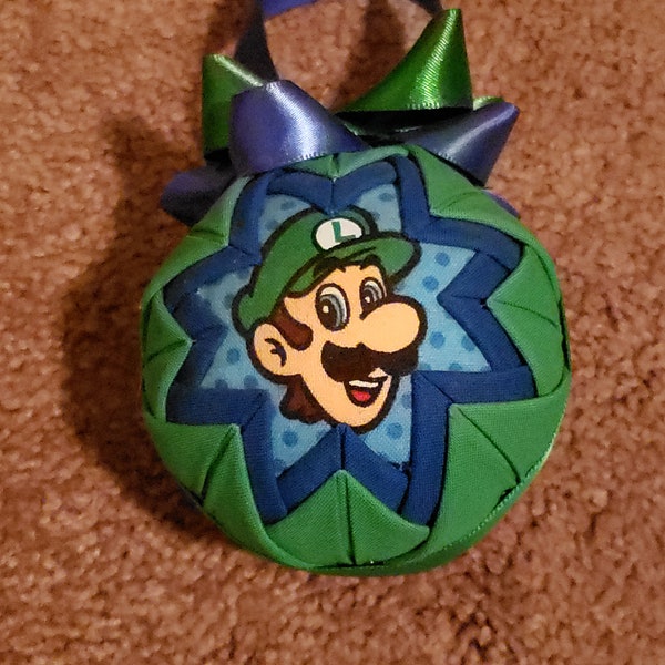 Quilted ornament made from Luigi Fabric