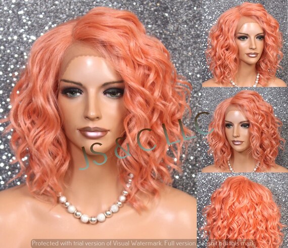 Peach colored wig deals