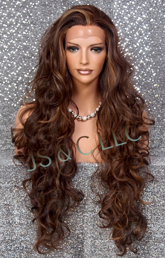 Long wavy wig human hair blende Freepart Alopecia Janna lace front glueless wig perfect for every day use $155  main image 4