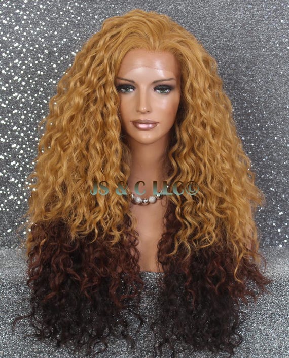 Yellow Gold Blonde Brown Auburn Undertone Free Parting Human  display picture 2