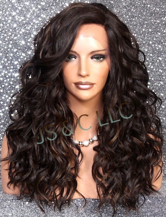 Human Hair Blend Full Lace Front Wig Luscious and Naturel  display picture 3