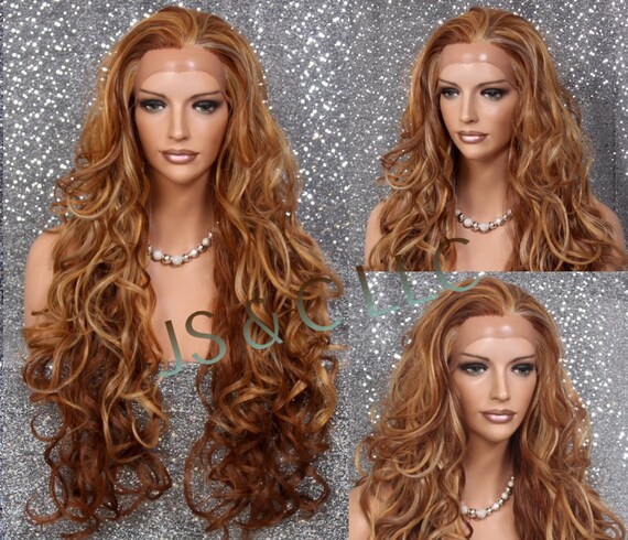 Human Hair Blend Wig Heat Safe Lace Front Wig Free Part  display picture 2