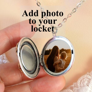 Foto Add-on Service Add photos to your locket purchase message locket Personalize your locket