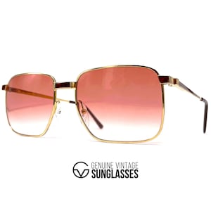 NOS vintage DUNHILL 6057 Sonnenbrille - Österreich 80er Jahre - ORIGINAL - Vergoldet - Large