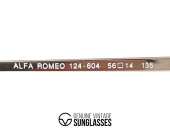 NOS Vintage ALFA ROMEO 124-604 Glasses - 1980's Italy - Medium