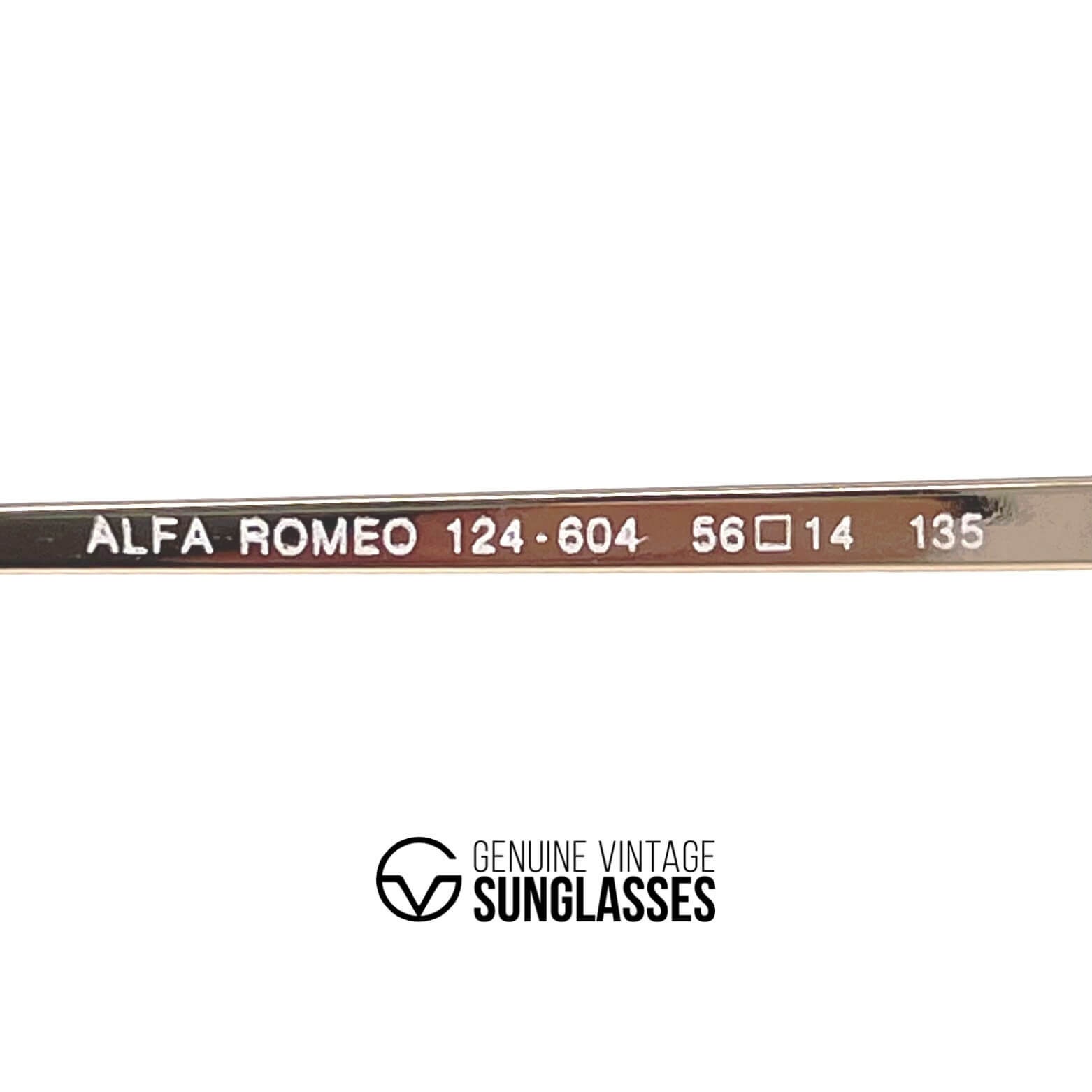 NOS Vintage ALFA ROMEO 124-604 Glasses - 1980's Italy - Medium