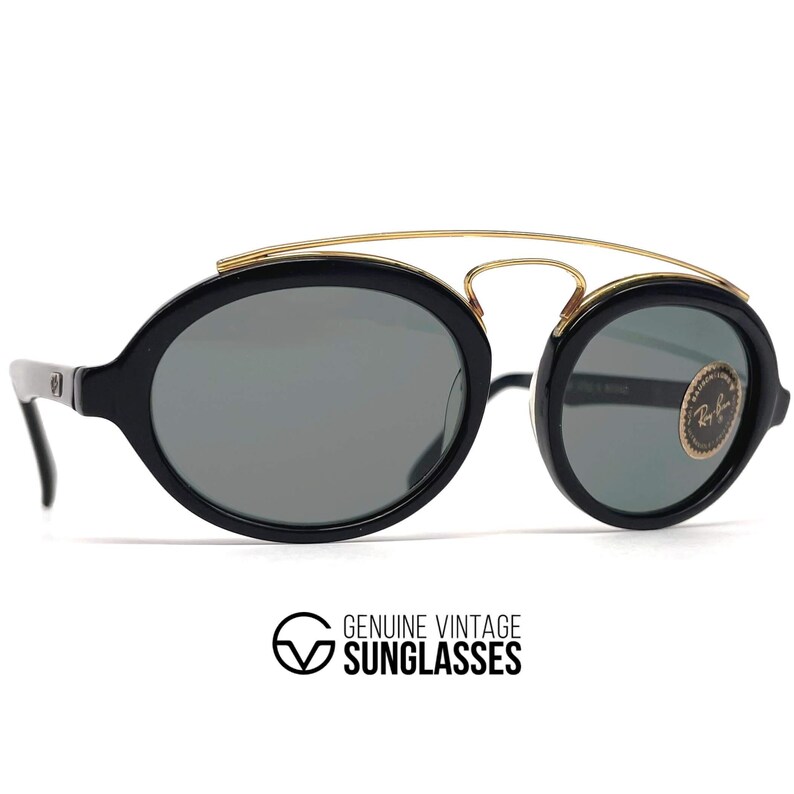 Vintage RAY-BAN / Bausch & Lomb " Gatsby Style 6" W0940-zonnebril - VS 80's - medium afbeelding 4