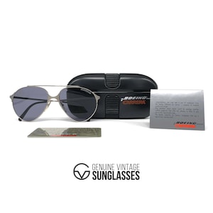 Vintage CARRERA & BOEING 5710 Sonnenbrille - Österreich 80er Jahre - Large - ORIGINAL - Titanium - Neu - Nr