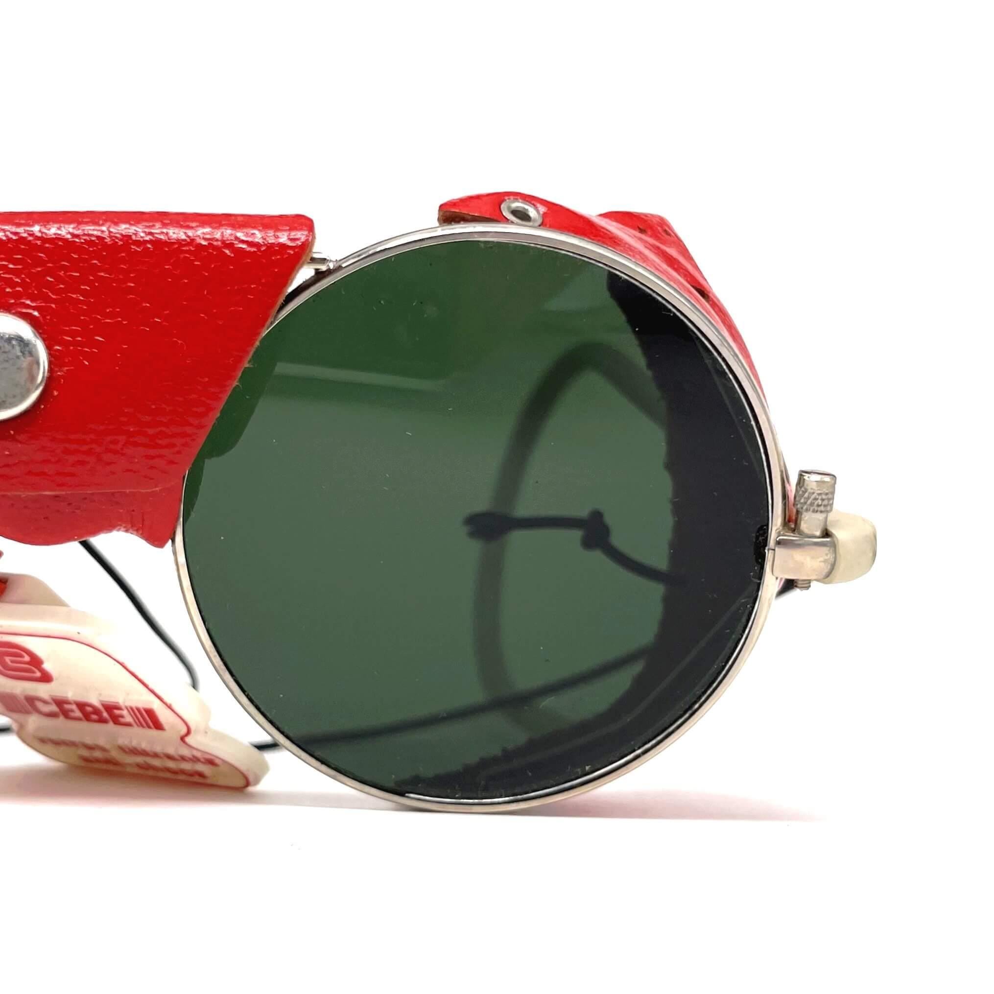 Vintage CEBE 286 Leather Glacier Sunglasses - France 1990