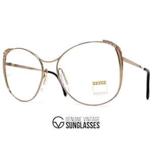 NOS vintage ZEISS 6472 eyeglasses - W.Germany 1980's - Medium - Gold