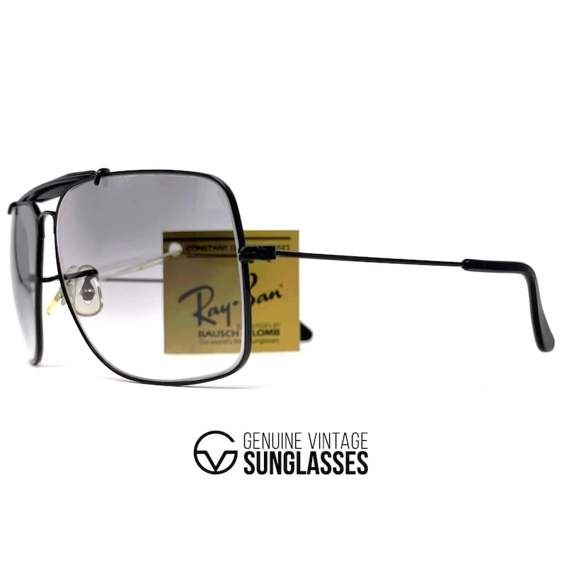 Occhiali da sole minerali vintage RAY-BAN Bausch & Lomb "Explorer" NOS - USA anni '80 - Taglia L - Originali immagine 5