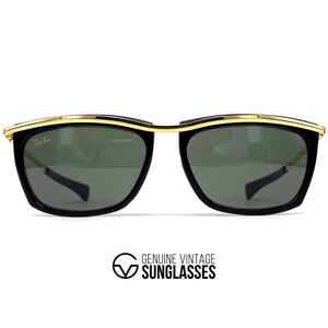 Occhiali da sole vintage RAY BAN / Bausch & Lomb "Olympian 2" NOS - USA - anni '80 - Oro 10k - Originali - Nuovi di zecca