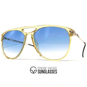 Vintage PLAYBOY 4667 Sonnenbrille - GOLD - 80er Germany - Large - Original