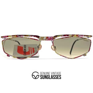 Vintage CARRERA 5546 "C-Vision 400" Sonnenbrille - 80er Österreich - Medium - Original - Multicolor / Grün