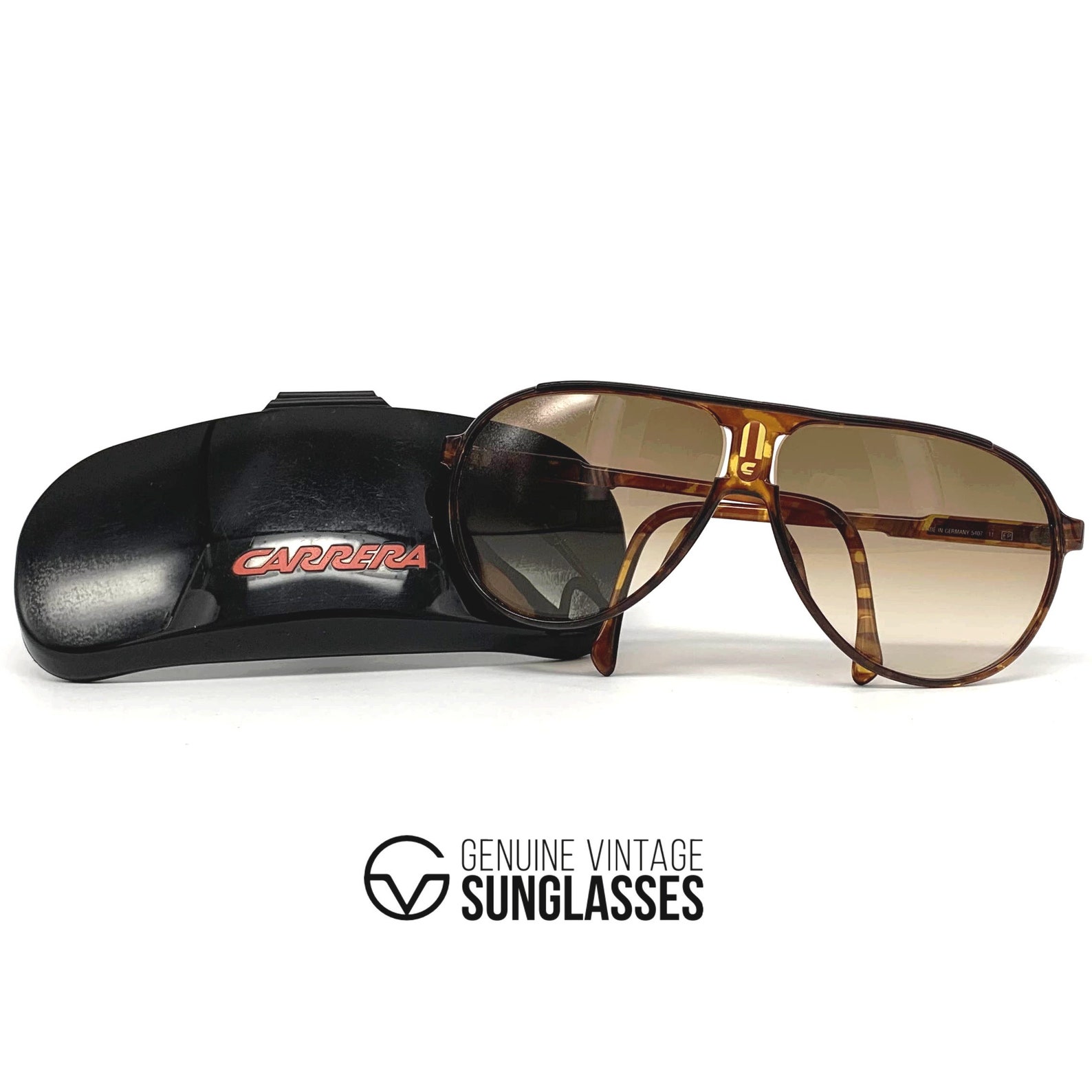 Vintage CARRERA 5407 sunglasses Austria 80's Large Etsy