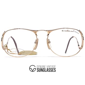 Vintage COLANI 1055 Brillengestell - 80er Jahre Germany - Large - COLLECTORS - Gold