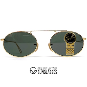 Gafas de sol vintage Ray-Ban / Bausch & Lomb W1696 - EE. UU. años 80 - Medianas - RARAS - Originales - Nuevas imagen 1
