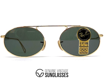 Vintage Ray-Ban / Bausch & Lomb W1696 sunglasses - U S A 80s - Medium - RARE - Original - New