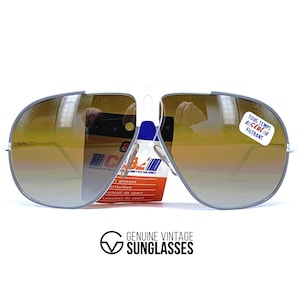 NOS vintage CEBE 0297 &quot;Double Mirrored&quot; sunglasses - France 90&#39;s - ORIGINAL