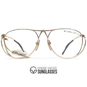 NOS vintage COLANI 1002 eyeglasses - 80's Germany - Medium - COLLECTORS - Gold - Optic - Specs