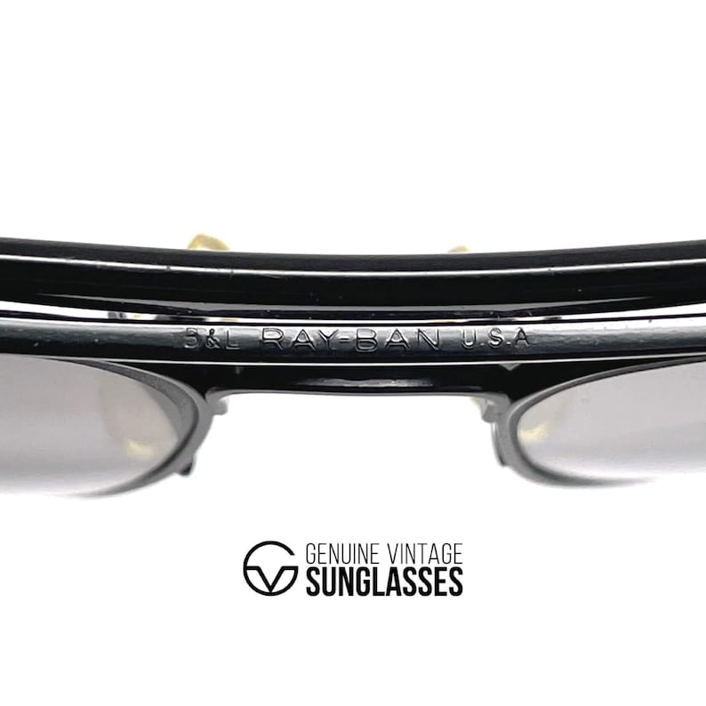 Occhiali da sole minerali vintage RAY-BAN Bausch & Lomb "Explorer" NOS - USA anni '80 - Taglia L - Originali immagine 7