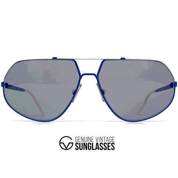 NOS vintage CEBE "SPECTRAL" sunglasses France 90s FULL MIRRORED MINERAL LENS