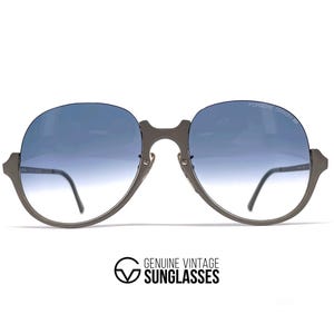 Vintage PORSCHE DESIGN by CARRERA 5650 " Titan " Sonnenbrille - Österreich 1980er Jahre - Large - Original - Neu - Blau