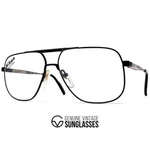 Gafas NIKON 4522 "Nikonflex" vintage NOS - Japón, años 80 - Negras - Originales - Medianas - Raras