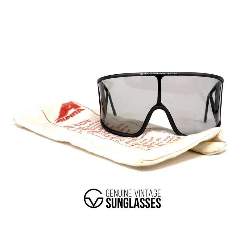 Vintage ALPINA Technic Design Sunglasses – 80s West Germany Collectors Item image 8