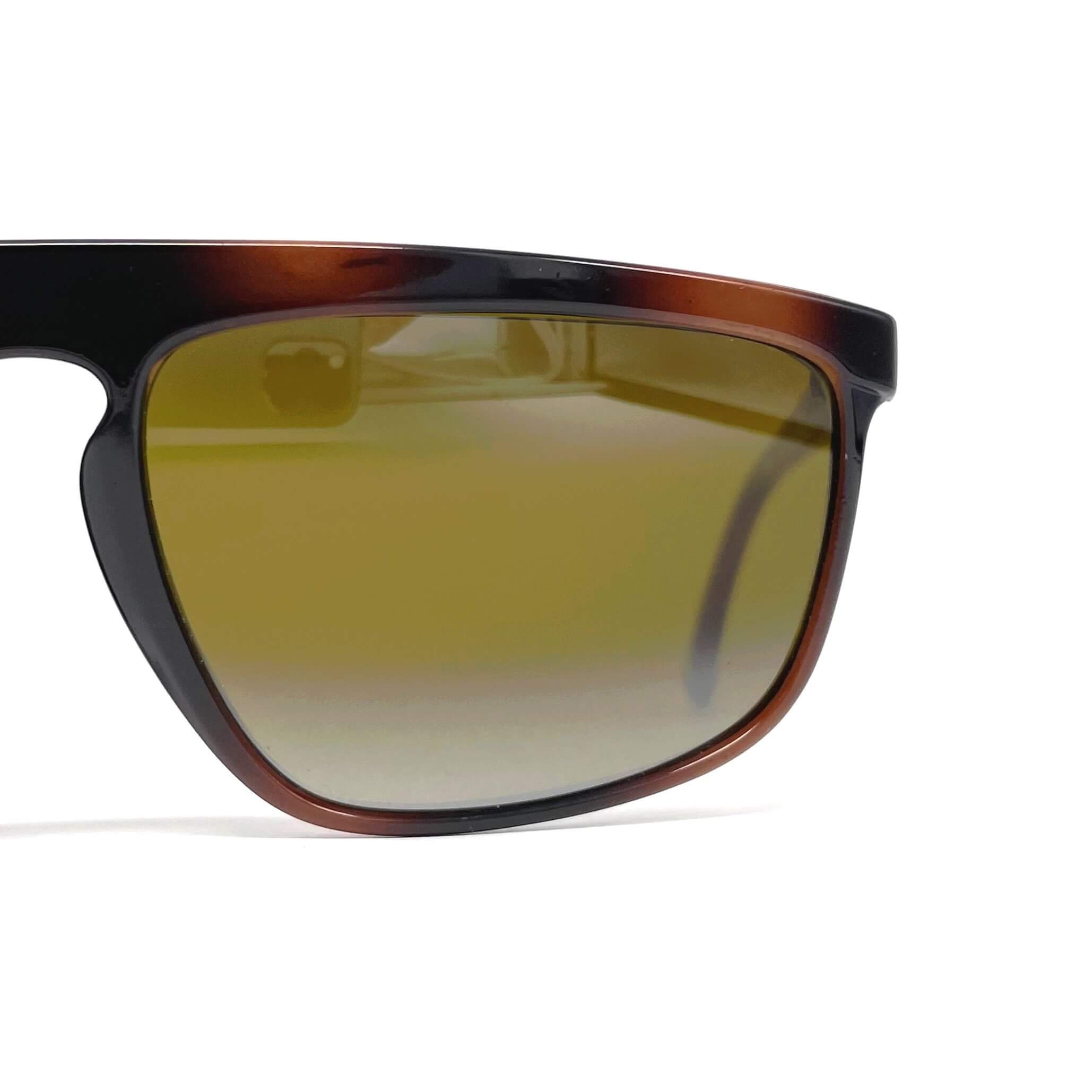 Lunettes De Soleil Vintage Cébé 1739 - Noir Plastique - Made In France - Rare