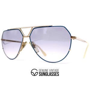 Vintage COTTET 1570 Sonnenbrille - Frankreich - 80er Jahre - Medium - ORIGINAL - 22k Gold