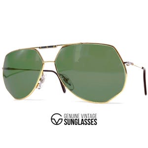Vintage ALPINA M1 F750 Sonnenbrille - 80er W.Germany - Large - Neu - Original - Gold