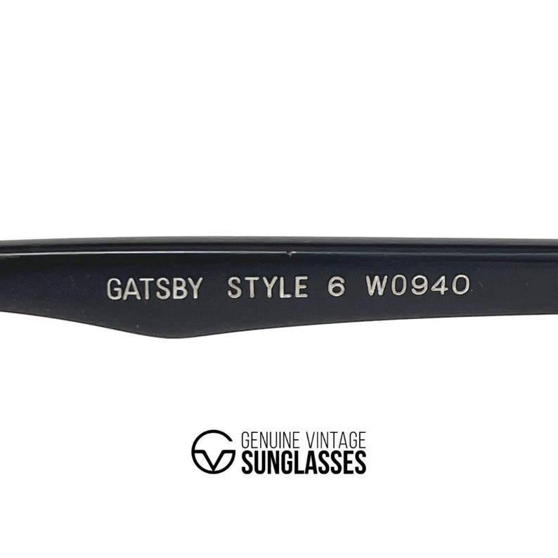 Vintage RAY-BAN / Bausch & Lomb " Gatsby Style 6" W0940-zonnebril - VS 80's - medium afbeelding 9