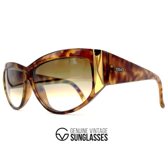 GIANNI VERSACHE サングラス　イタリア製 NOS Vintage GIANNI VERSACE 389 Sunglasses - 90's Italy - Large