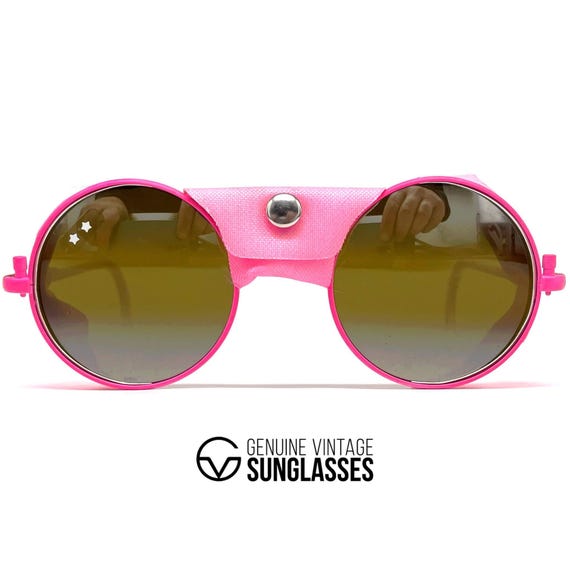 Vintage Pink Sunglasses NOS France Vintage French Hot Pink Sunglasses NOS | Mercari main image 2