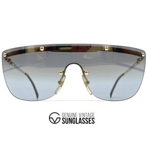 NOS vintage PLAYBOY 4674 sunglasses - GOLD - 80&#39;s Germany - Large - Original