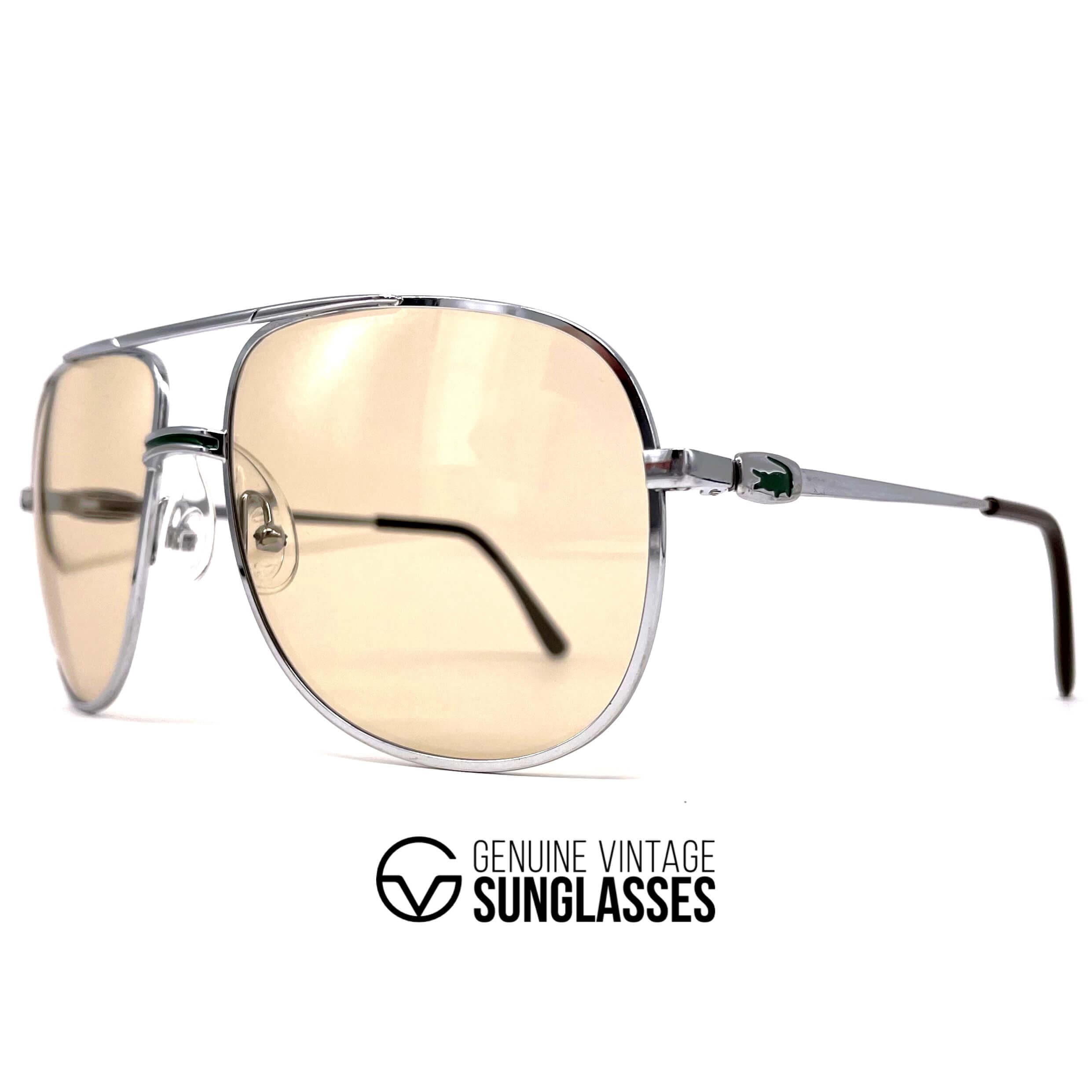 Lunettes de soleil vintage LACOSTE 101 « GOLD » France années 90