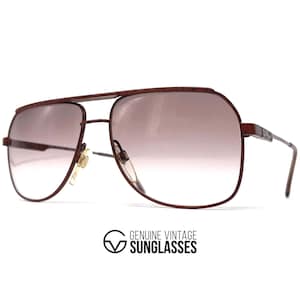 Vintage ALFA ROMEO 49-212 Sonnenbrille - 80er Jahre Italien - Medium - Original - Aviator