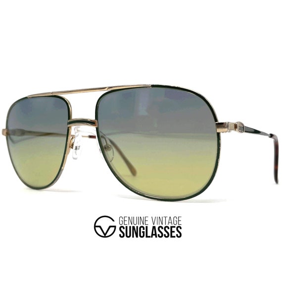 NIB Lacoste L195SPC 714 Shiny Gold Metal Aviator Sunglasses | eBay