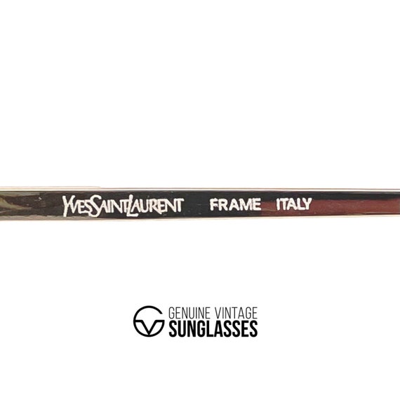 Vintage YVES SAINT LAURENT 4009 Sunglasses - Italy 80's